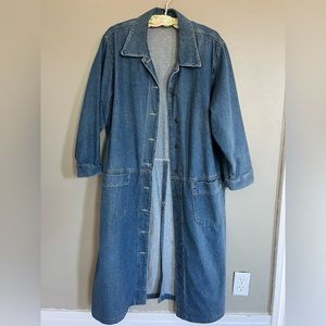 GOTCHA COVERED VINTAGE LONG JEAN COVER/DRESS/JACKET.
